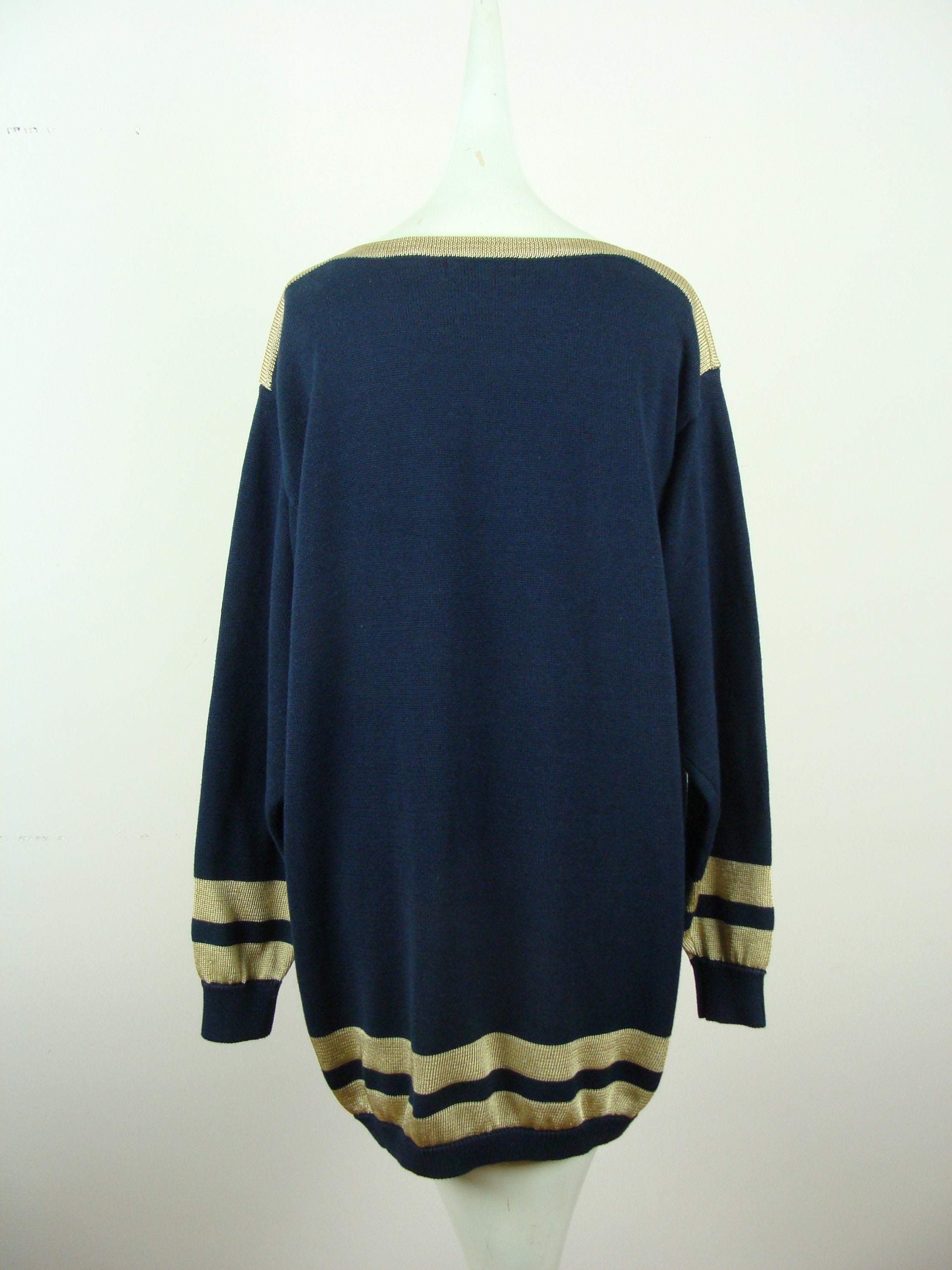 Vintage Tunic Sweater 90s Liz Claiborne Collection Nautical - Etsy