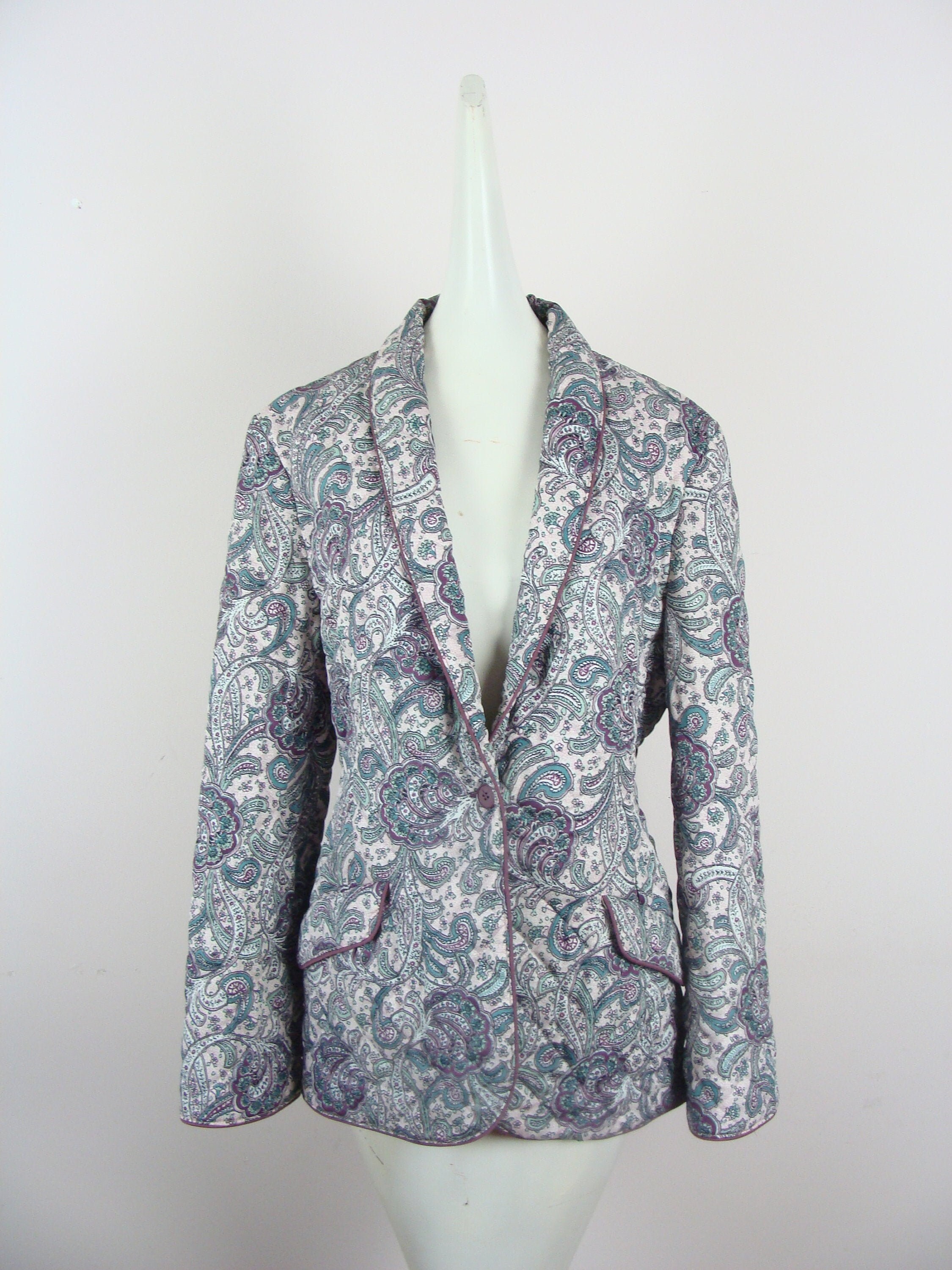 Women's paisley cheap blazers