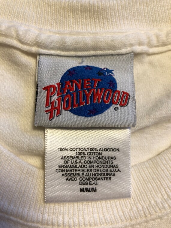 Vintage Planet Hollywood T Shirt 90s Myrtle Beach… - image 8