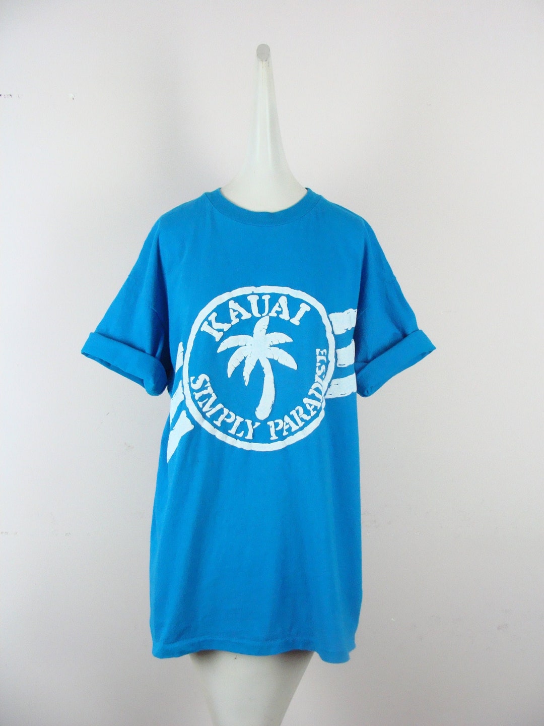 Vintage T-shirt 90s Kauai Hawaii Souvenir Tee Single Stitch - Etsy