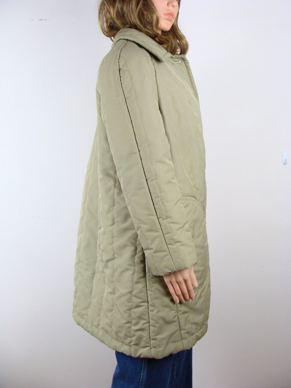 Vintage 1970'S SPORTCHIEF padded puffer jacket, size L, men's unclear Khaki type Vintage Second Hand