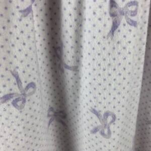 Green Bows Flannel Nightwear