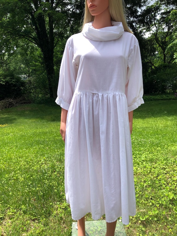 white cotton prairie dress White Prairie Dresses