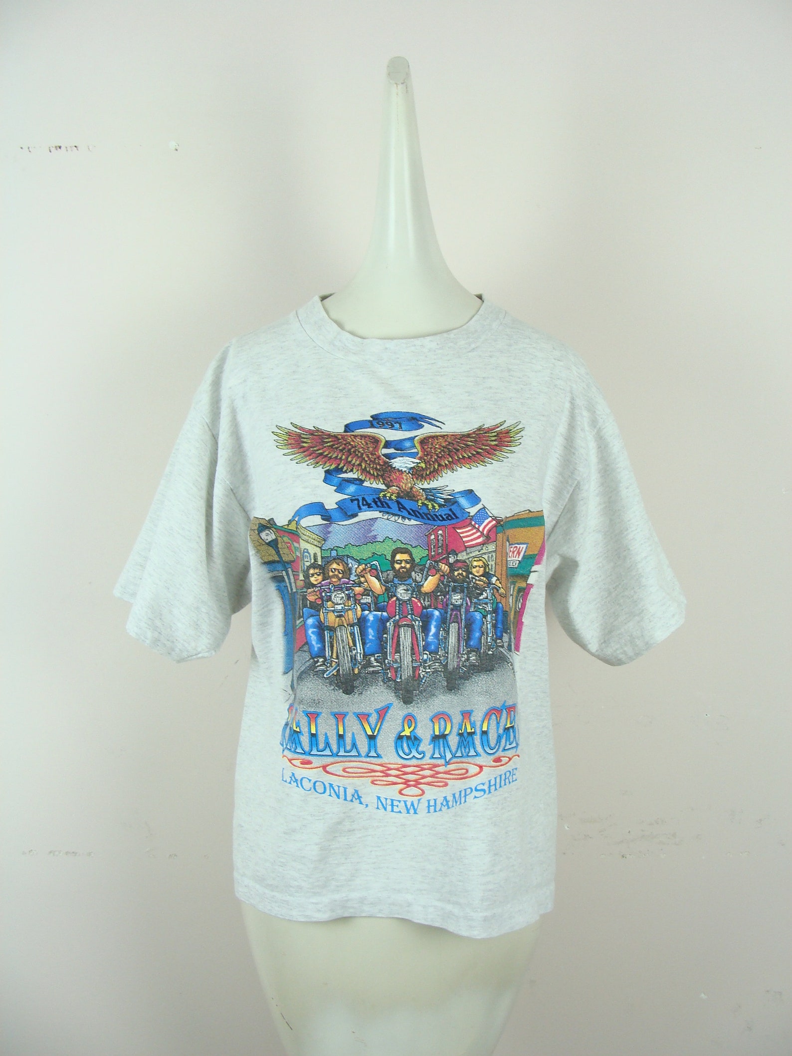 Vintage Bike Week T-Shirt 90s Laconia New Hampshire 1997 | Etsy