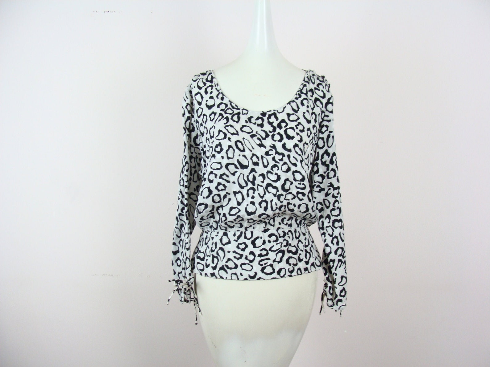 00s animal print top