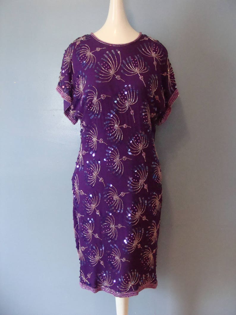 Flashy Purple Dress