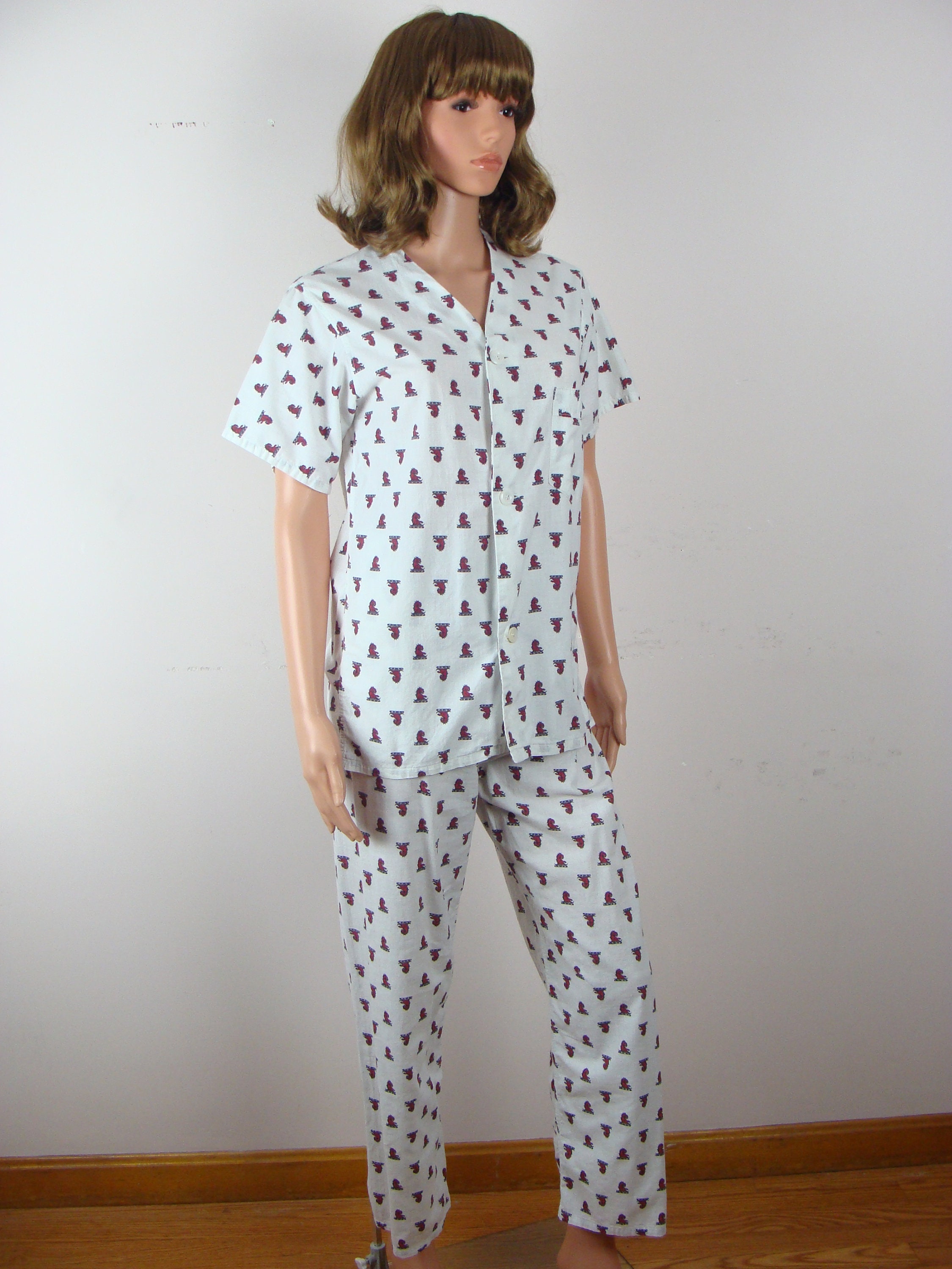 Kleding Gender-neutrale kleding volwassenen Pyjamas & Badjassen Pyjama jaren 1960 State-O-Maine Robe/Housecoat 
