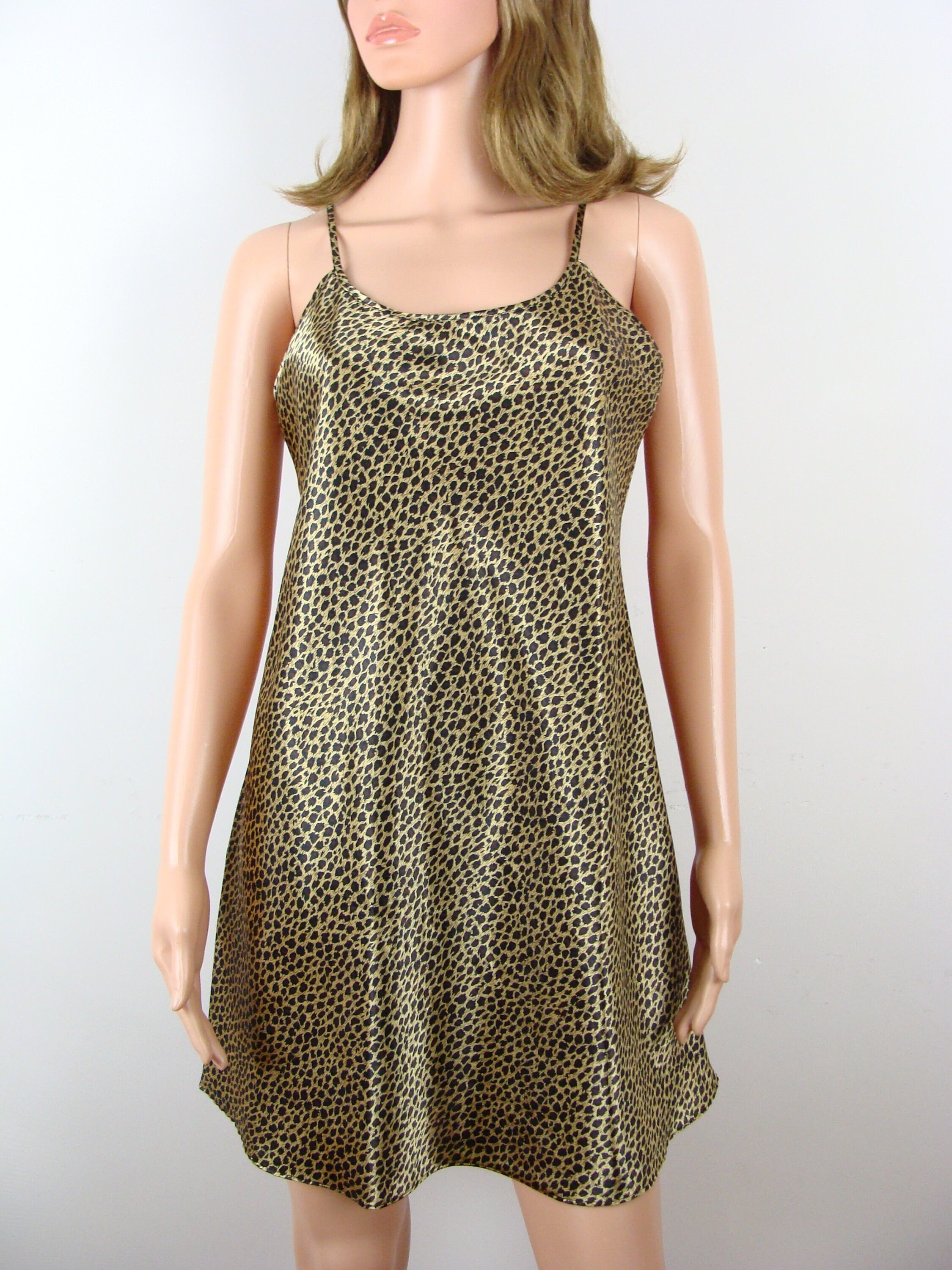 Leopard Slip Dress 