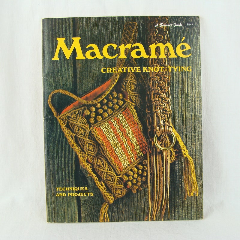 Lot De 4 Livres Vintage Sur Le Macramé - Occasion En Bon état
