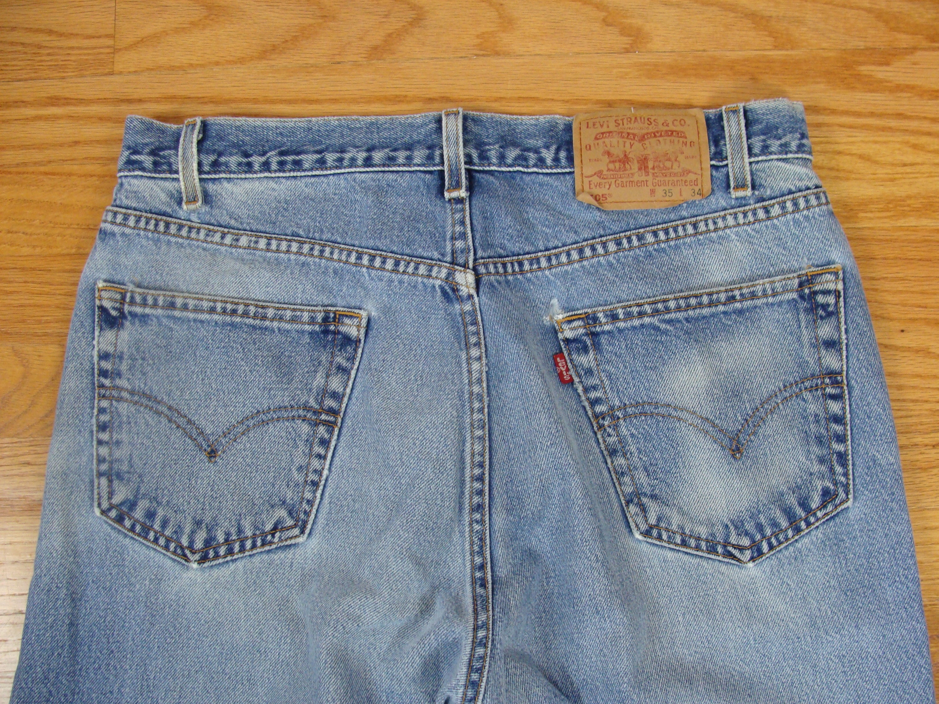 Vintage Levis 505 Distressed Levis 90s Straight Leg Regular - Etsy