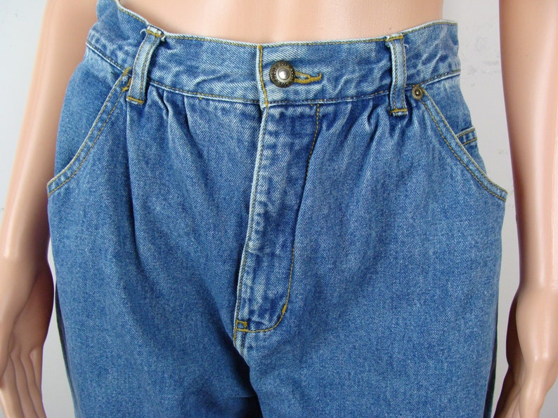 Vintage Bugle Boy Jeans 80s High Waisted Tapered Leg Baggy Etsy