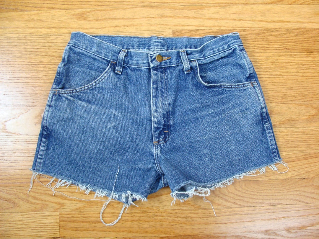 Vintage Jean Shorts 90s High Waisted Cut off Shorts Denim - Etsy