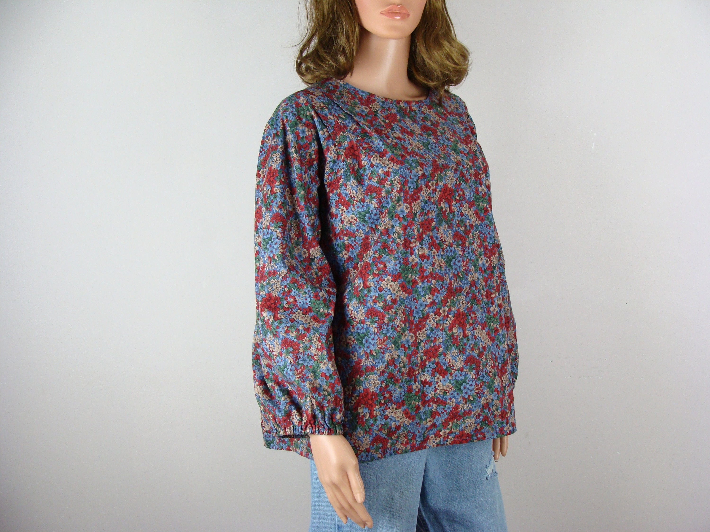 Calico Blouse - Etsy Calico Blouse - Etsy