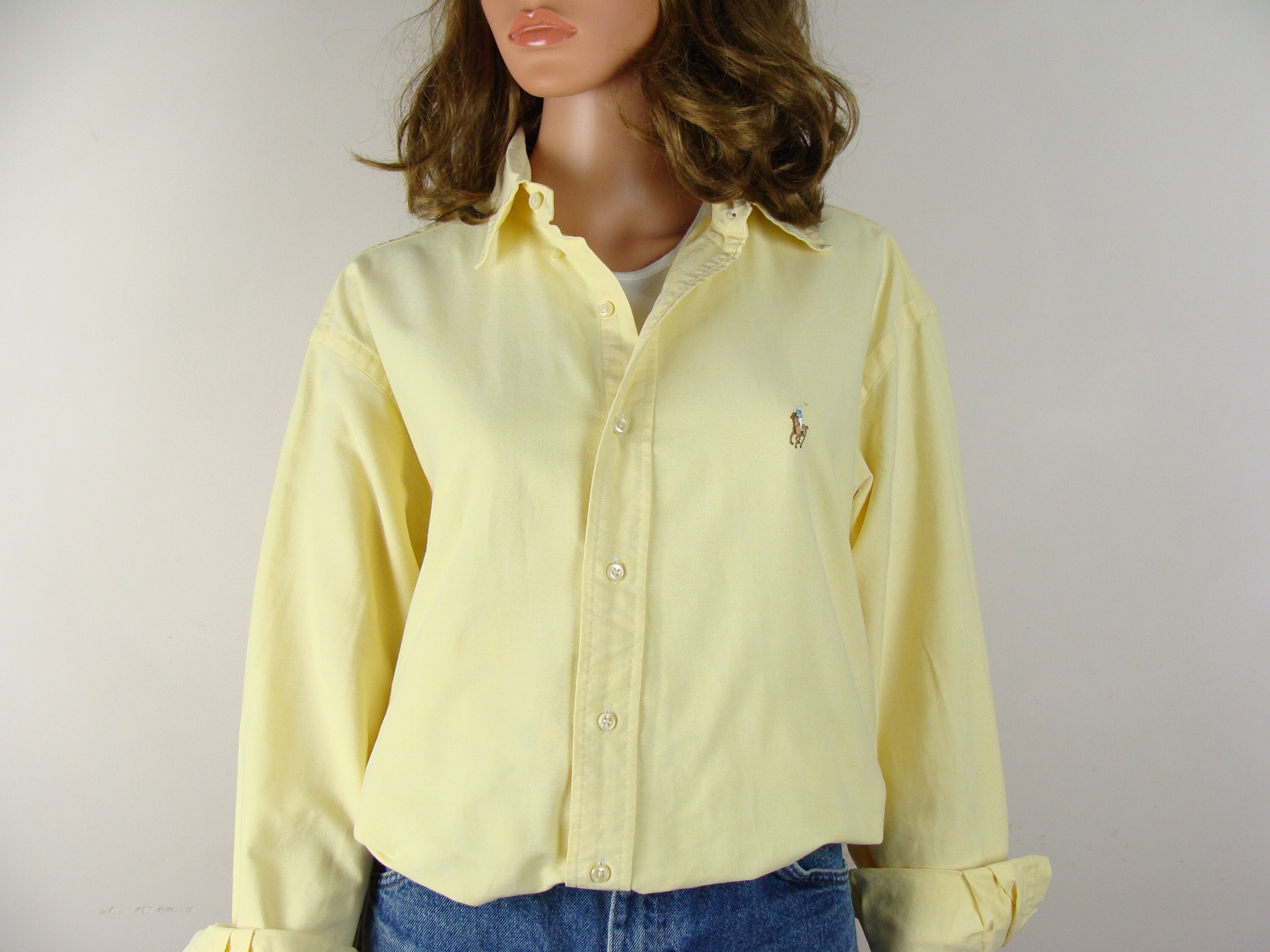 polo ralph lauren yellow dress shirt Polo Ralph Lauren Men's Big & Tall Oxford Shirt - Carmel Pink