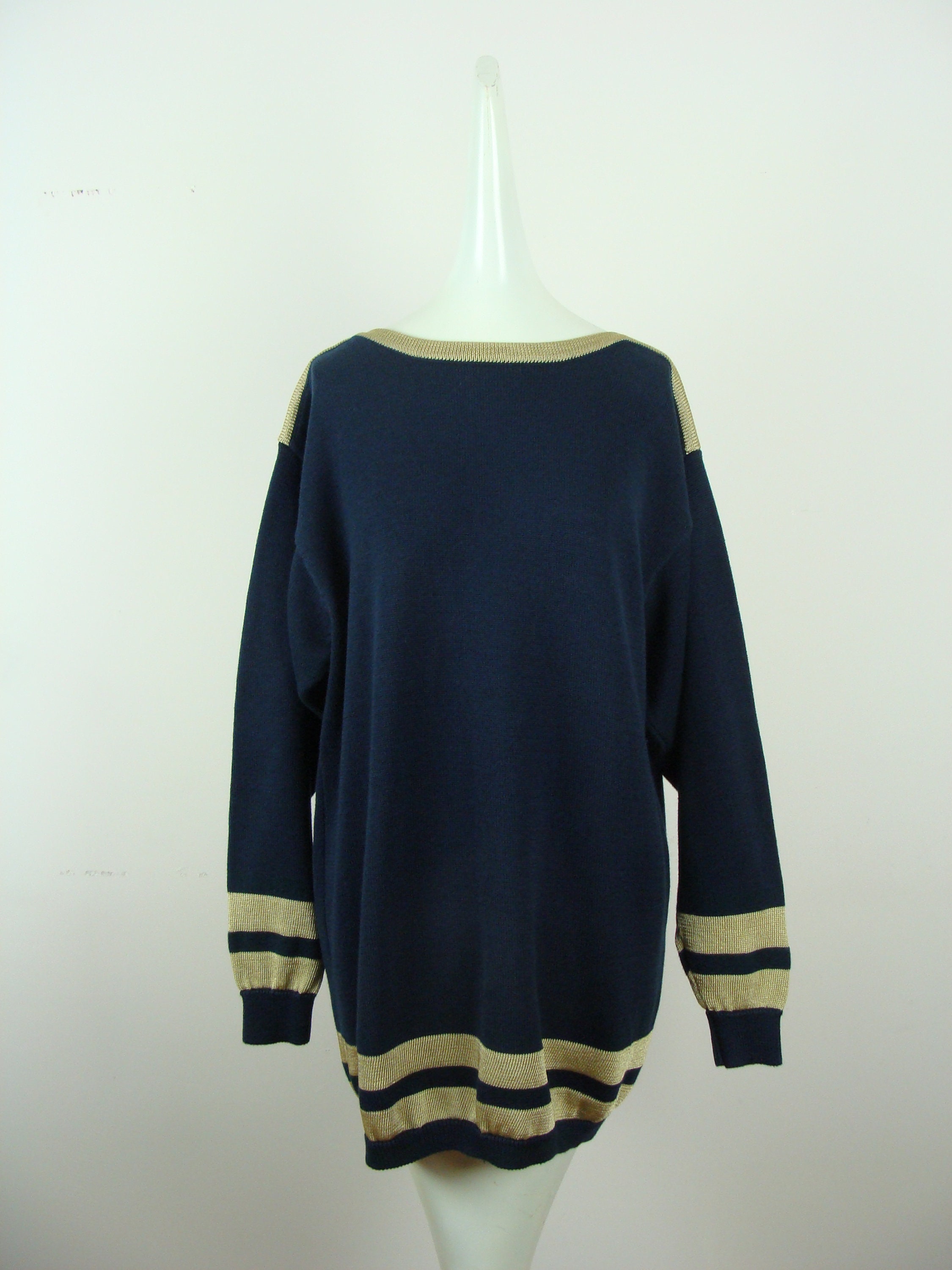 Vintage Tunic Sweater 90s Liz Claiborne Collection Nautical - Etsy