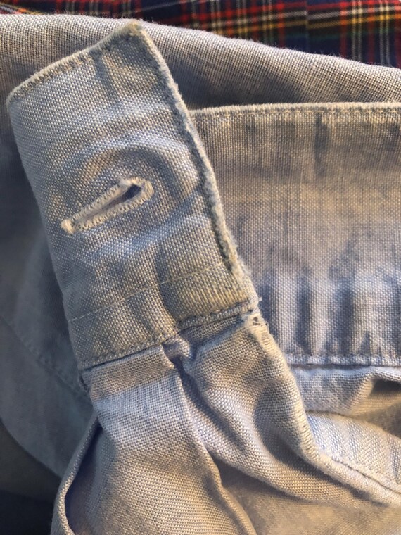 Vintage Patchwork Button Down Shirt 70s Plaid Cha… - image 18