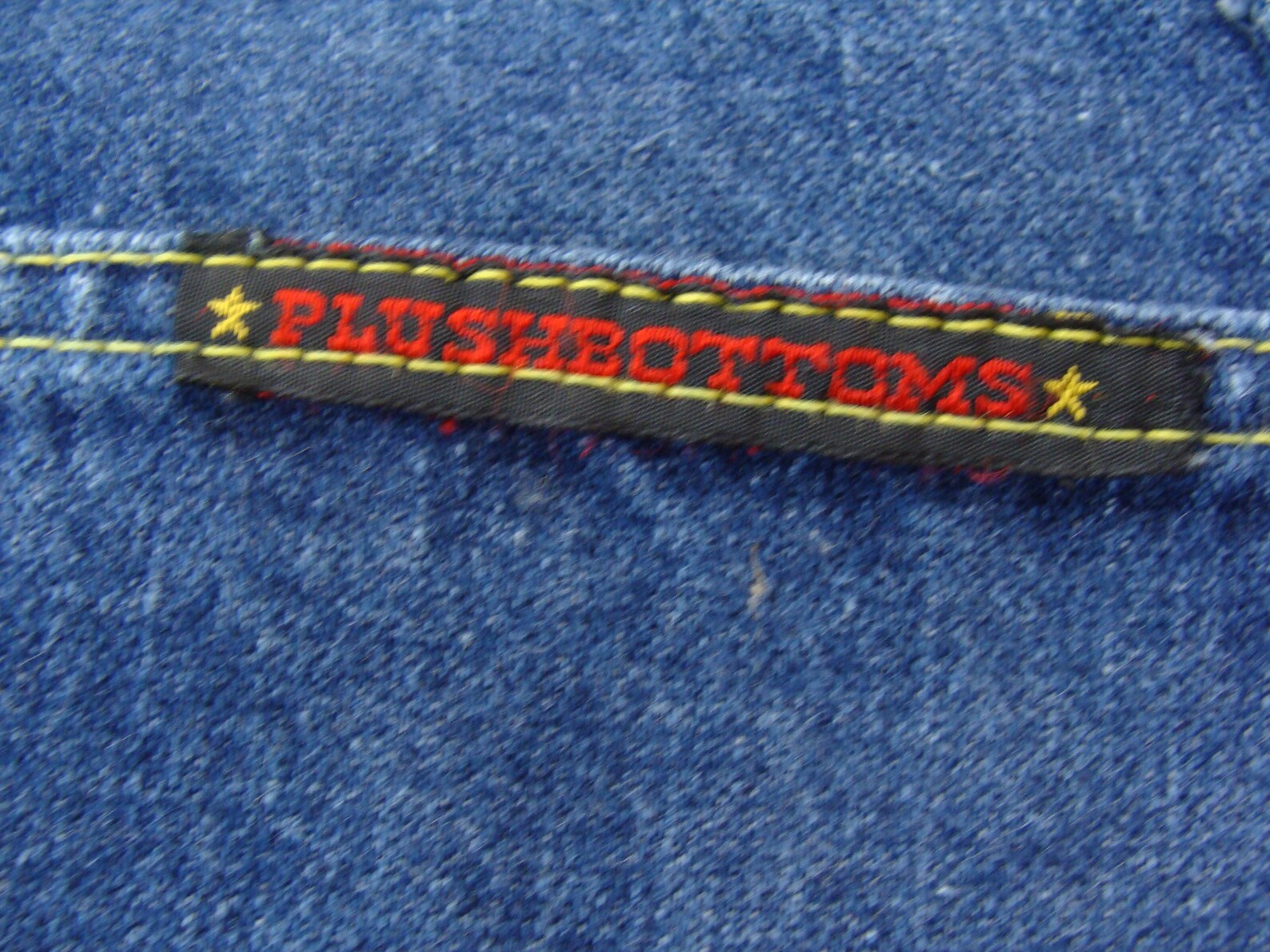 Vintage Plushbottom Jeans 70s High Waisted Slight Flare Dark Etsy