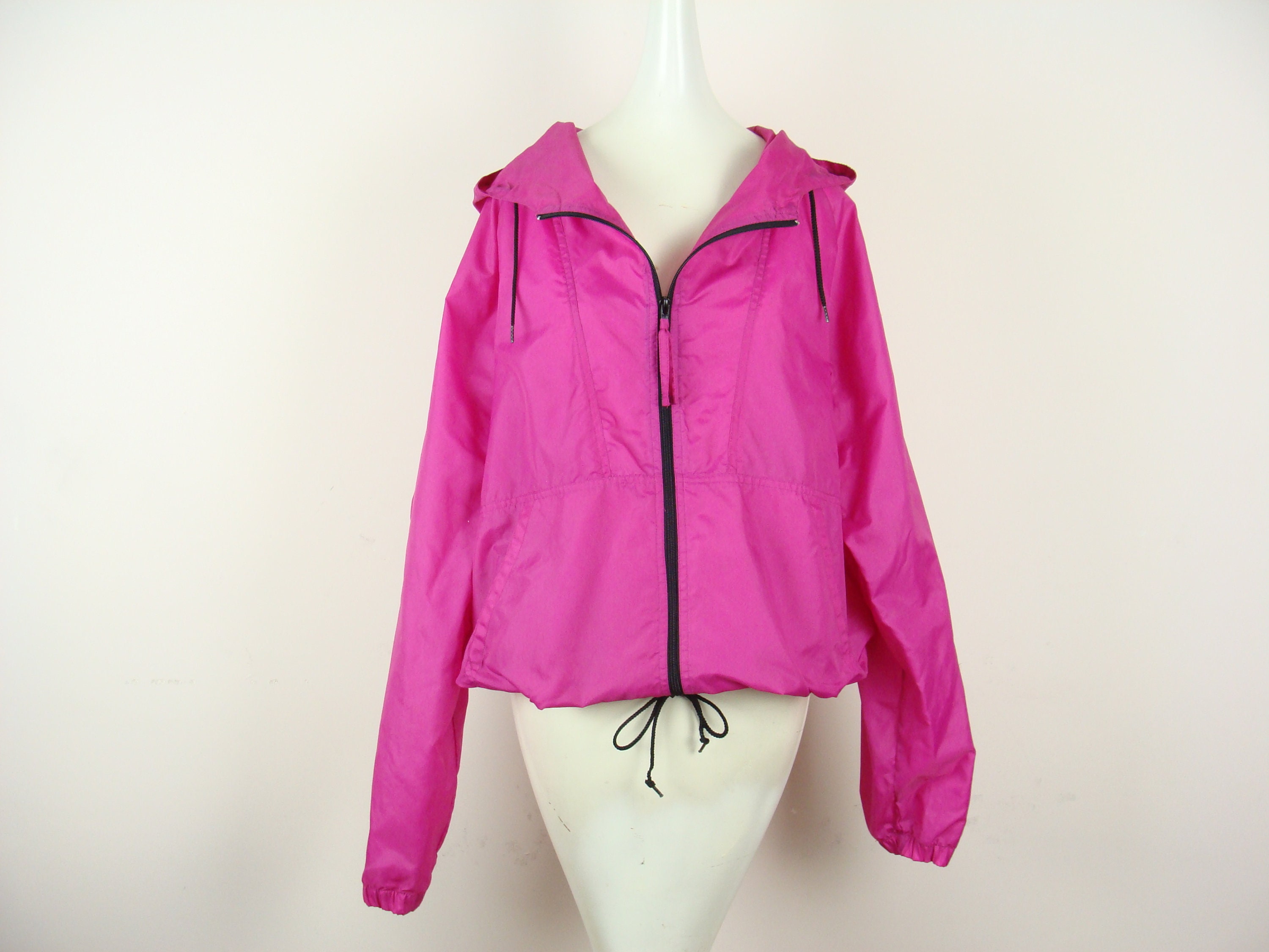 hot pink athletic jacket