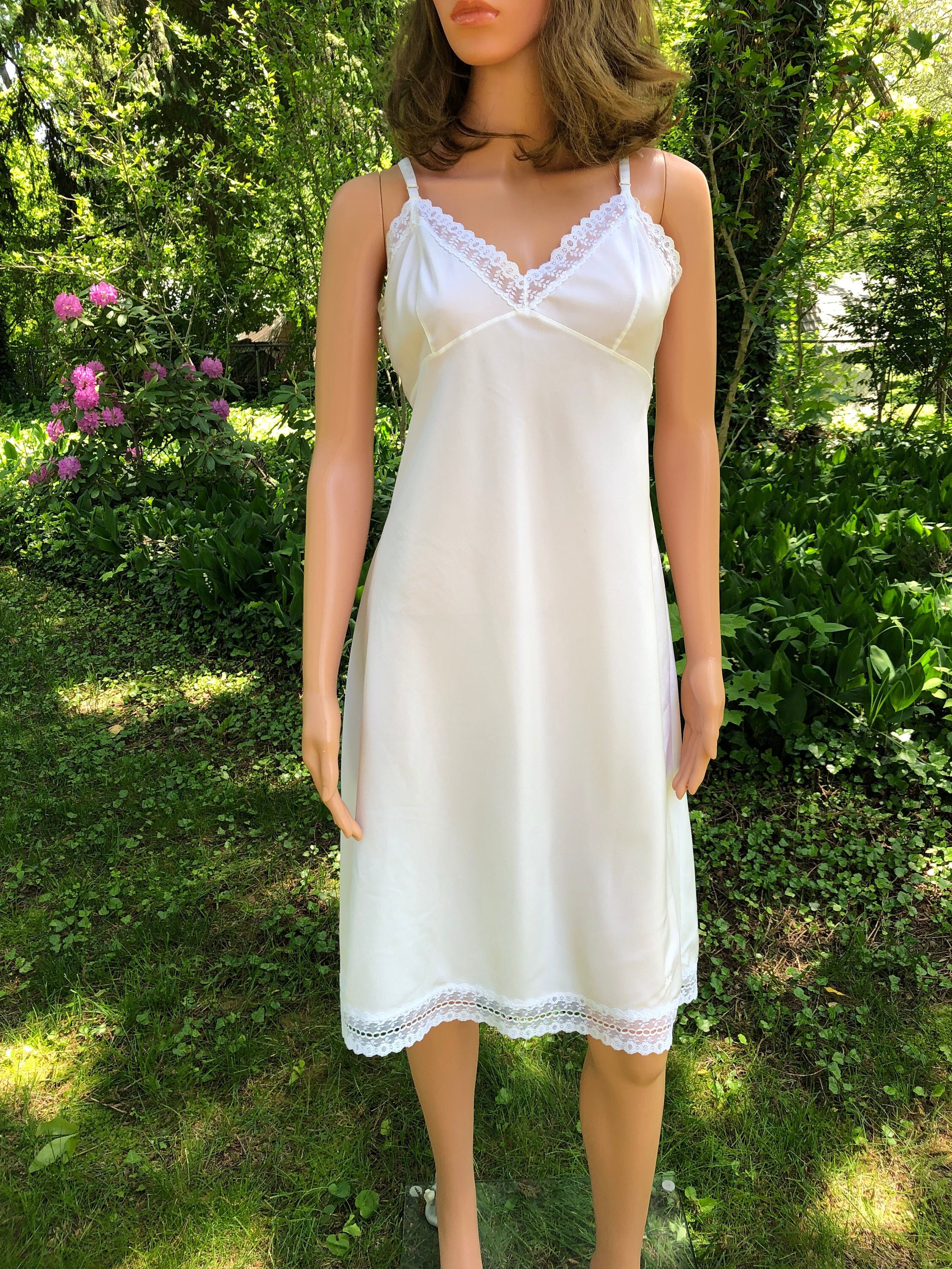 Dior vintage lingerieディオール スリップ Vintage Christian Dior Mesh Bust Slip Dress Lingerie Trotter