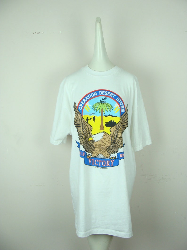 Vintage Operation Desert Storm T Shirt 90s Single Stitch Tee - Etsy