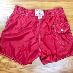 Vintage Surf Trunks / Baggy Swim Shorts / 1990s Birdwell