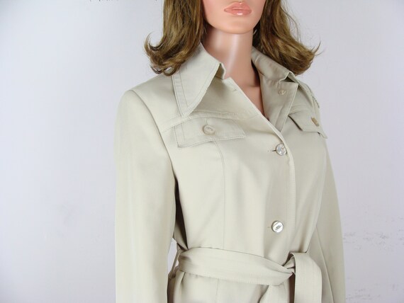 NATALIE CLASSIC TRENCH JACKET - KHAKI