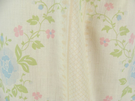 Vintage Nightgown 70s Barbizon Floral Print Knee … - image 6