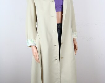 Vintage Trench Coat 70s Classic Chic Khaki Trench Astor One