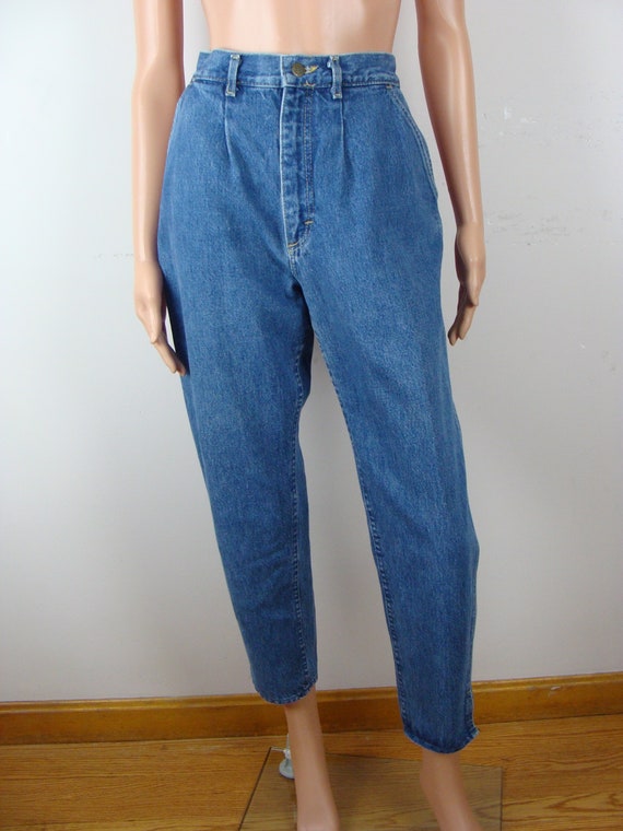 Vintage Lee Jeans 80s Tapered Leg High 