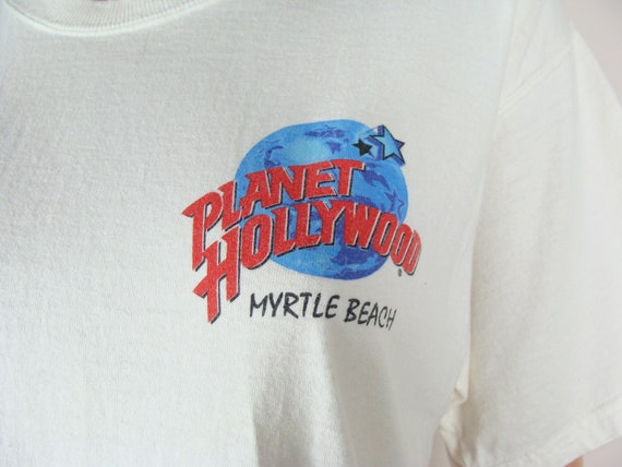 Vintage Planet Hollywood T Shirt 90s Myrtle Beach… - image 3