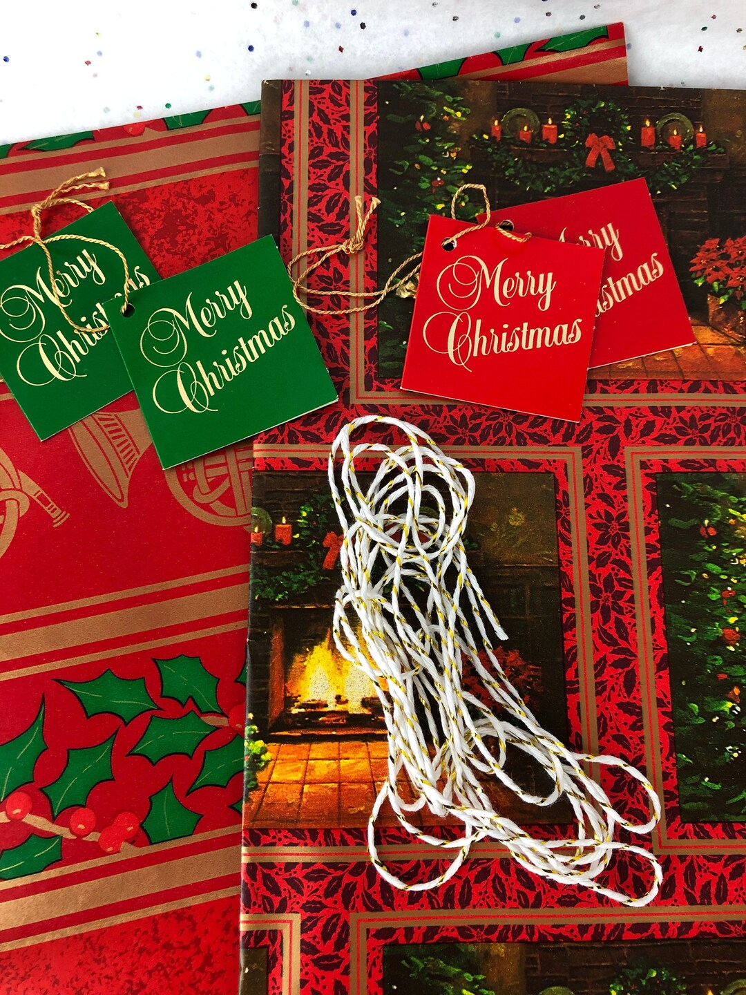 Vintage Christmas Gift Wrap 