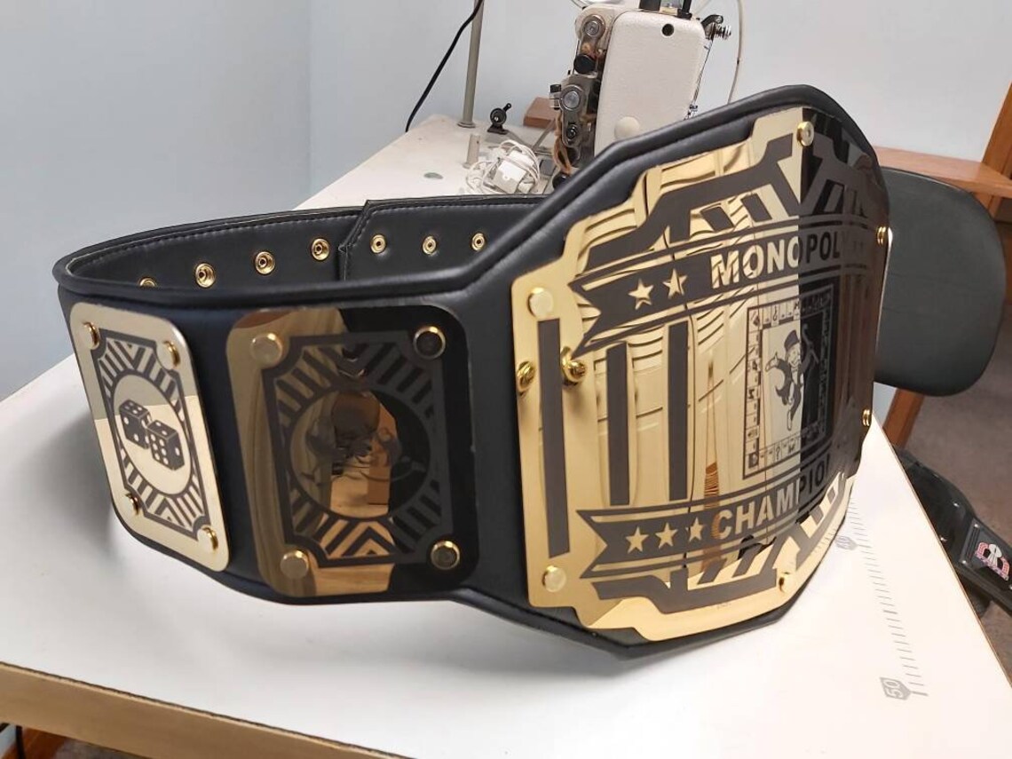 Monopoly Championship Title Belt Legend Model Hand Crafted Etsy