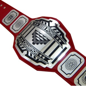 Beer Pong Champ Belt Buckle Bottle Opener Heavy Silvertone Metal Cup Ball  Design