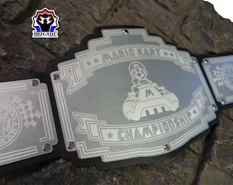 Mario Kart Belt | Championship Title Belt | Full Size Bomber Series Budget economy model
