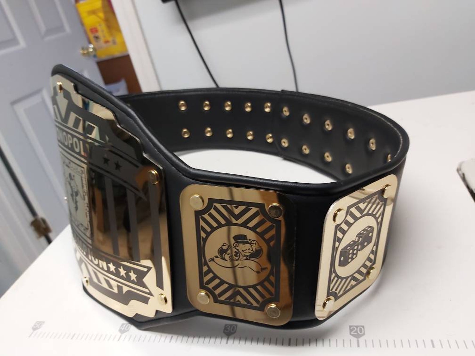 Monopoly Championship Title Belt Legend Model Hand Crafted Etsy