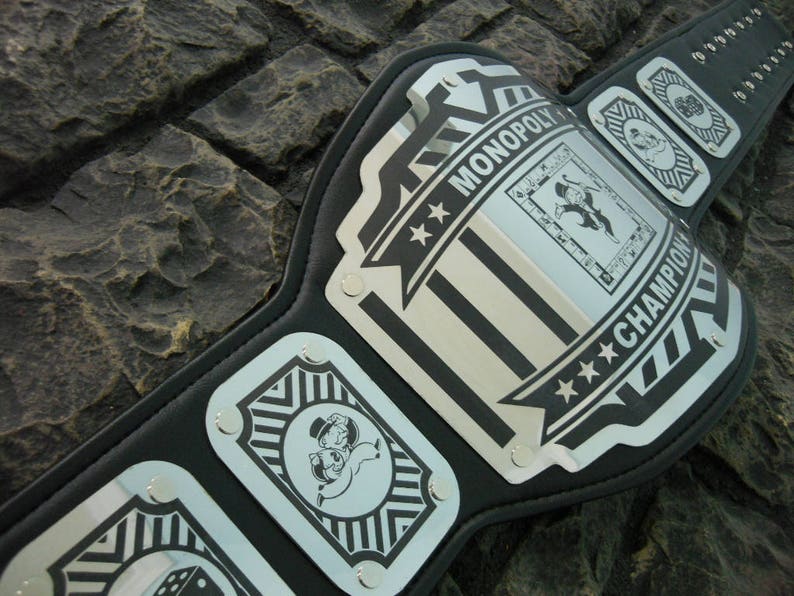 Monopoly Championship Title Belt Legend Model Hand Crafted Etsy