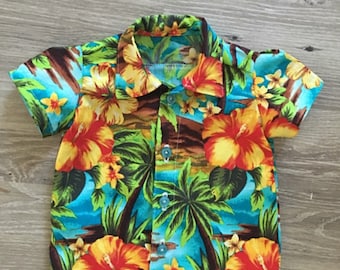 Baby boy hawaiian shirt