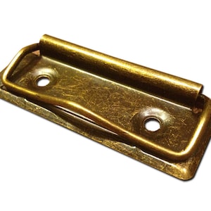 Antique Brass Flat Clipboard Clip