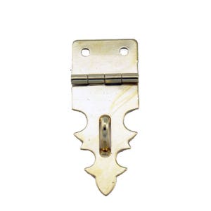 Antique Brass Hasp - Brass Hasp Lock - Old Fashion Brass Hasp - Brass Box Latch