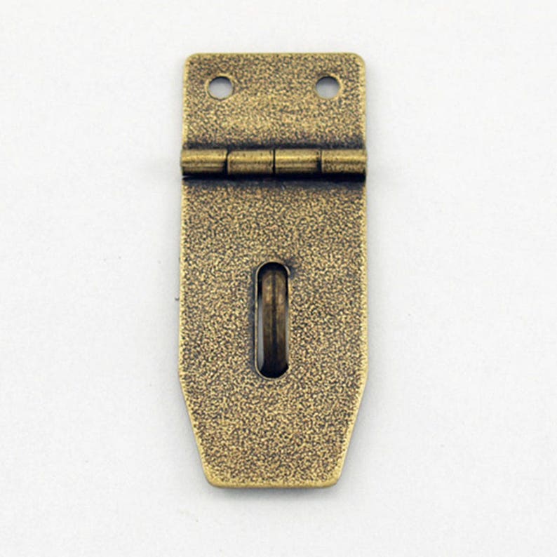 Antique Brass Hasp Standard Brass Hasp Universal Rustic Etsy