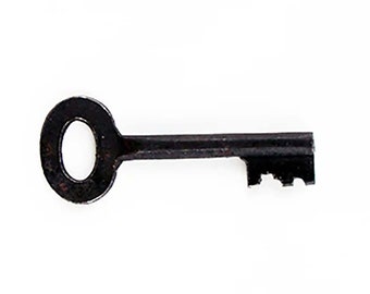 Iron Key - Skeleton Key - Antique Style Iron Key - Decorative Iron Key