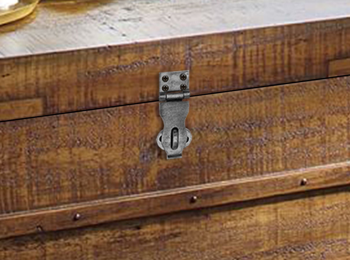 Cast Iron Style Metal Trunk Chest Hasp Latch Antique Style