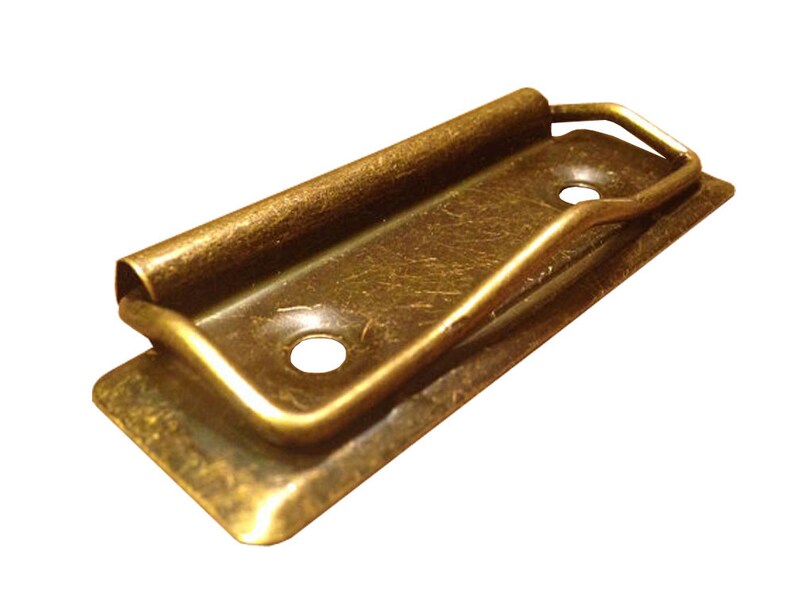 Antique Bronze Color Clipboard Clip on Menu Clipboard