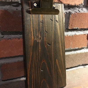 Restaurant Menu Boards - Rustic Menu Boards - Rustic Wood Clipboard