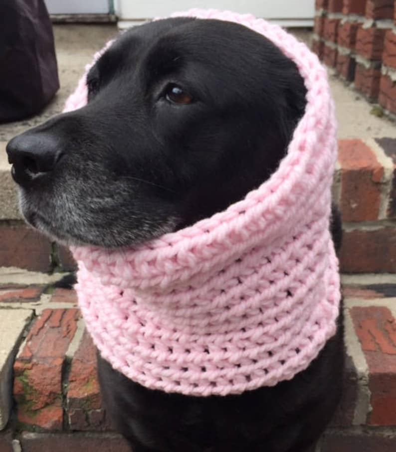 Pink Dog Snood Dog Scarf Snood for Dog Pink Dog Scarf Etsy