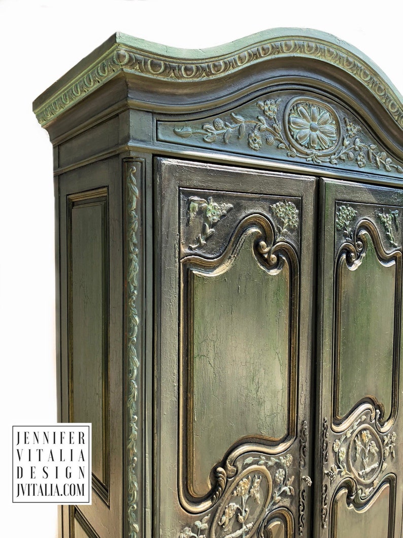 Antique French Armoires Storage Vintage Various Color Etsy