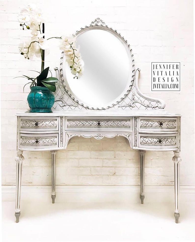 Vintage MakeUp Vanity Custom Order Hand Painted Make Up Etsy