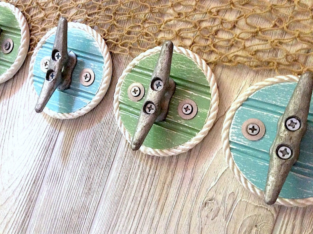 Nautical Wall Hook Rack Towel Rack Coat Hooks Boat Dock Cleat