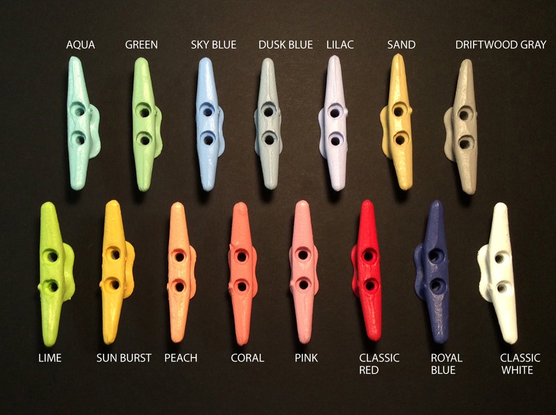 Painted Boat Cleats Drawer Pulls Knobs Towel Coat Hooks Etsy
