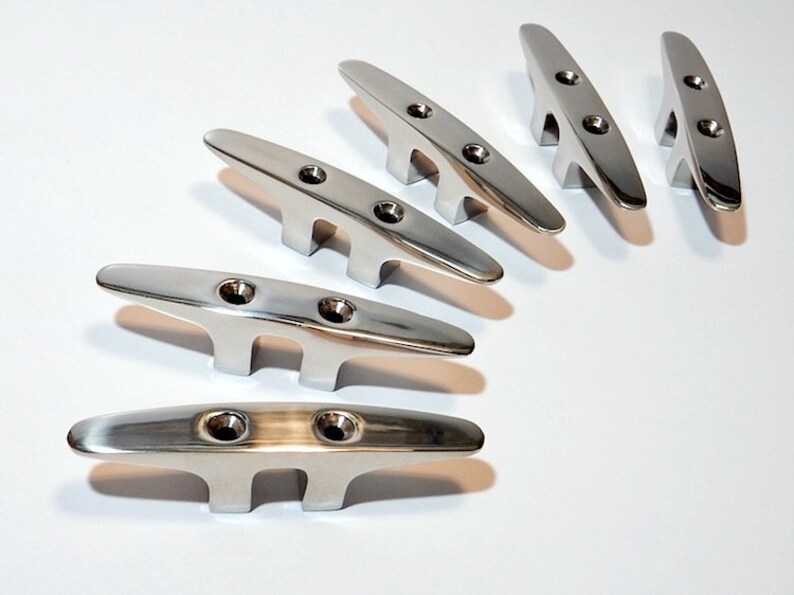 Polished Stainless Steel 4 1 2 Inch Cleats Beautiful Soft Etsy
